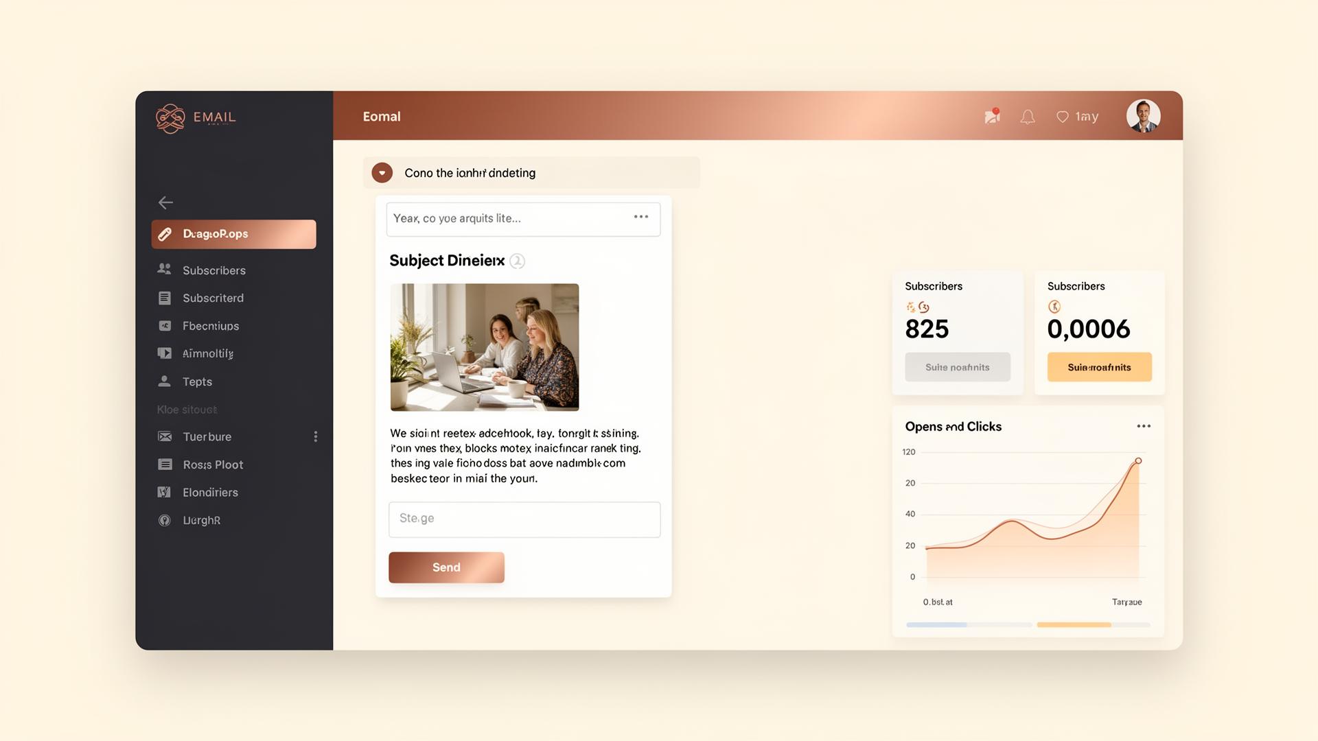 Melle.email drag-and-drop builder